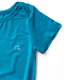 Organic Bamboo Spandex Bodysuit - Deep Blue